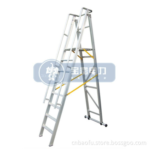 Aluminum Alloy Folding Platform and Step Ladder